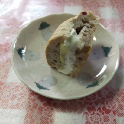 おるがんちゃん(*´∇`)ﾉこんばんは～豆腐クリーム＆今の時期のフルーツでキウイを♪♪美味しかったです♪♪お時間お珍しいですね～早朝のイメージが(*≧艸≦)